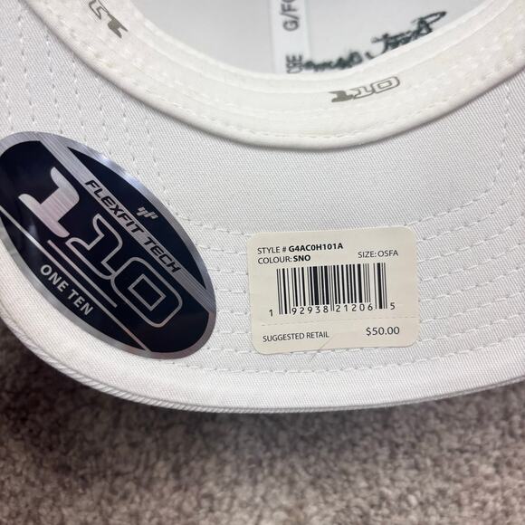 New! Short Game Chef-white adjustable hat - Picture 8 of 9